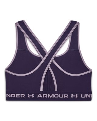 Sport Femmes Soutien-gorge Mid HeatGear Alpha Under Armour Noir Taille SM 36 NEUF
